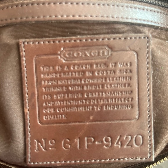 Coach Gramercy Tote 9420 – Mahogany Leather Work Tote (2001) - Picture 2 of 5